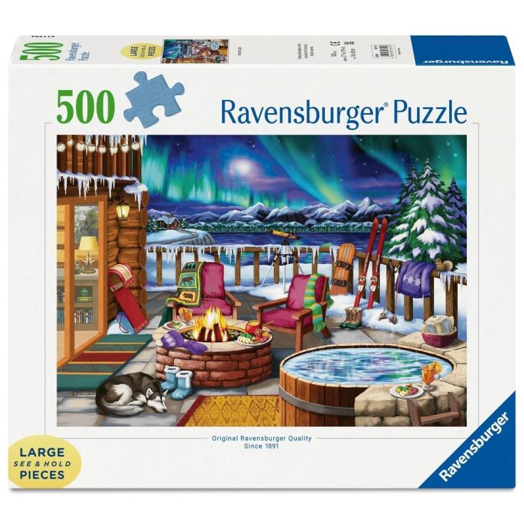 Puzzle 2D: Zorza polarna 500el