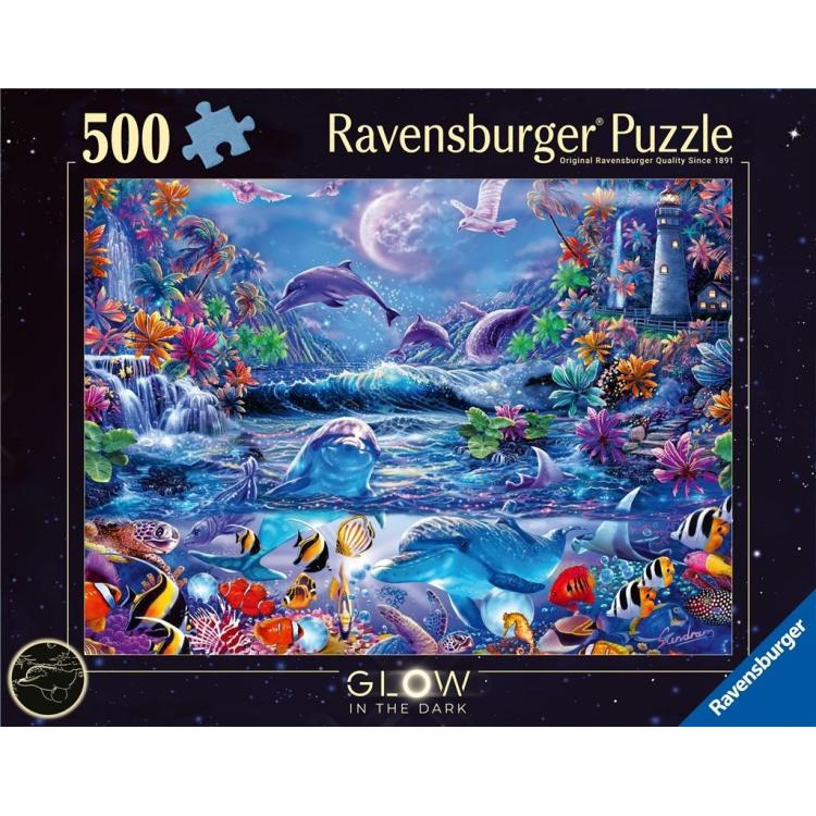 Puzzle 500 świecące - Magiczny świat