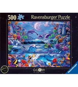 Puzzle 500 świecące - Magiczny świat