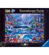 Puzzle 500 świecące - Magiczny świat