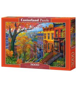 Puzzle 3000 Autumn City Hill CASTOR