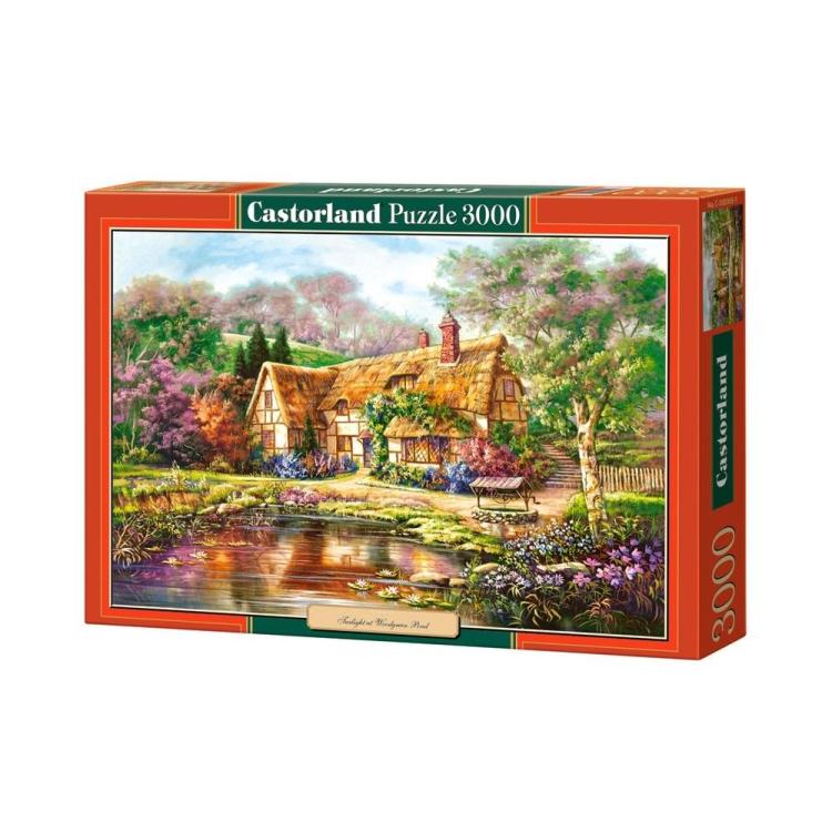 Puzzle 3000 Twilight at Woodgreen Pond CASTOR