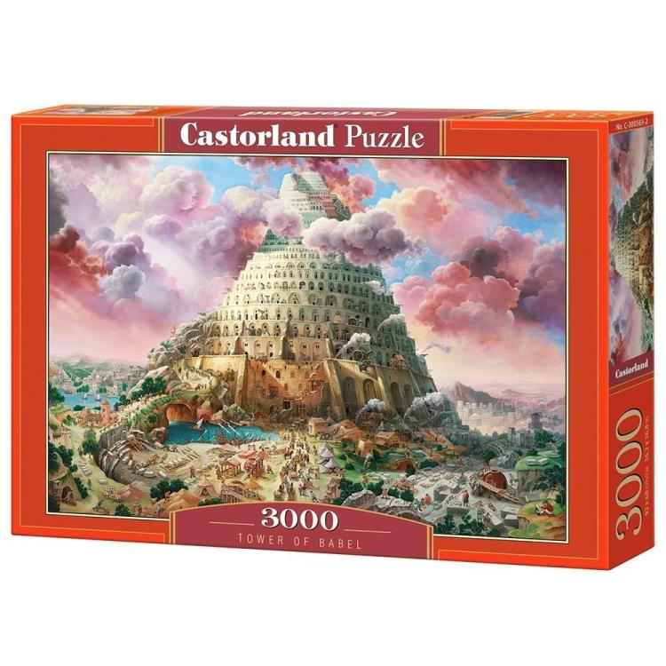 Puzzle 3000 Wieża Babel CASTOR