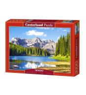 Puzzle 3000 Jezioro Misurina - Włochy CASTOR