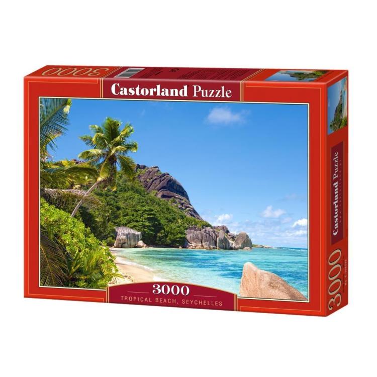 Puzzle 3000 Plaża tropikalna CASTOR