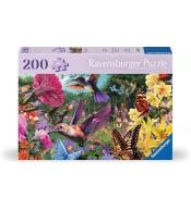 Puzzle XL 200 Kwiaty i motyle