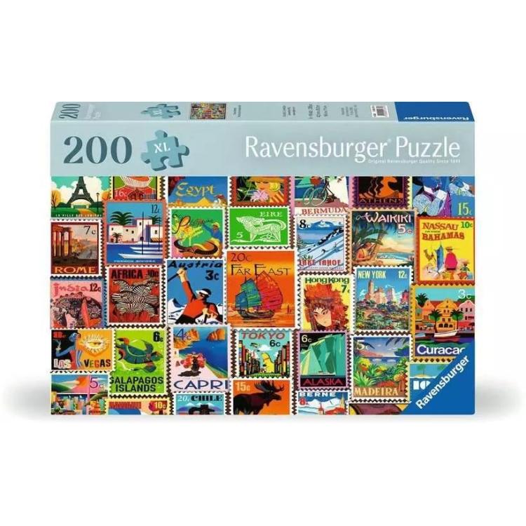 Puzzle XL 200 Znaczki pocztowe