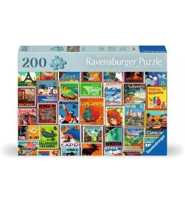 Puzzle XL 200 Znaczki pocztowe