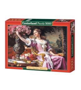 Puzzle 3000 Dama w różowej sukni CASTOR