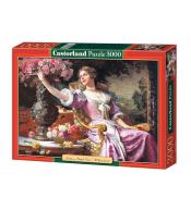 Puzzle 3000 Dama w różowej sukni CASTOR