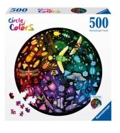 Puzzle 2D 500 Paleta kolorów. Insekty