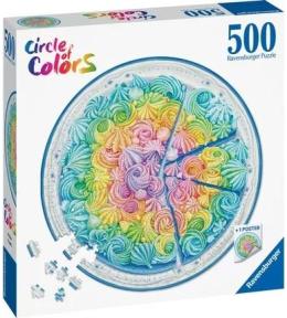 Puzzle 500 Paleta kolorów: ciacho