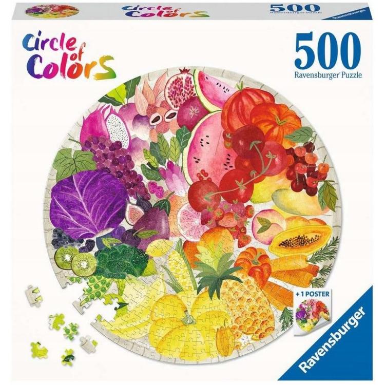 Puzzle 500 Owoce i warzywa