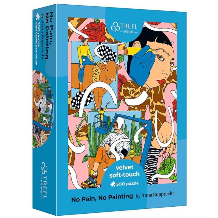 Puzzle 500 No Pain, No Painting TREFL