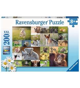 Puzzle dla dzieci 200 Zwierzątka