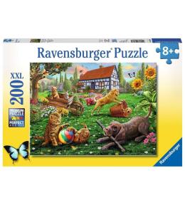 Puzzle XXL 200 Zwierzaki w ogrodzie