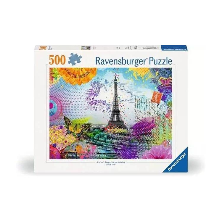 Puzzle 500 Pocztówka z Paryża