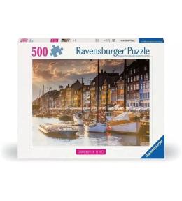 Puzzle 500 Zachód Słońca w Kopenhadze