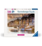 Puzzle 500 Zachód Słońca w Kopenhadze