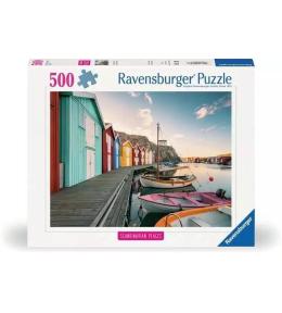Puzzle 500 Przystań dla Łodzi w Smgen