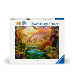 Puzzle 2D: Świat dinozaurów 500el