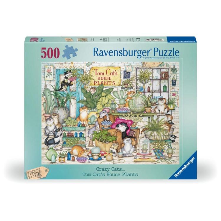 Puzzle 2D: Crazy Cats 500el