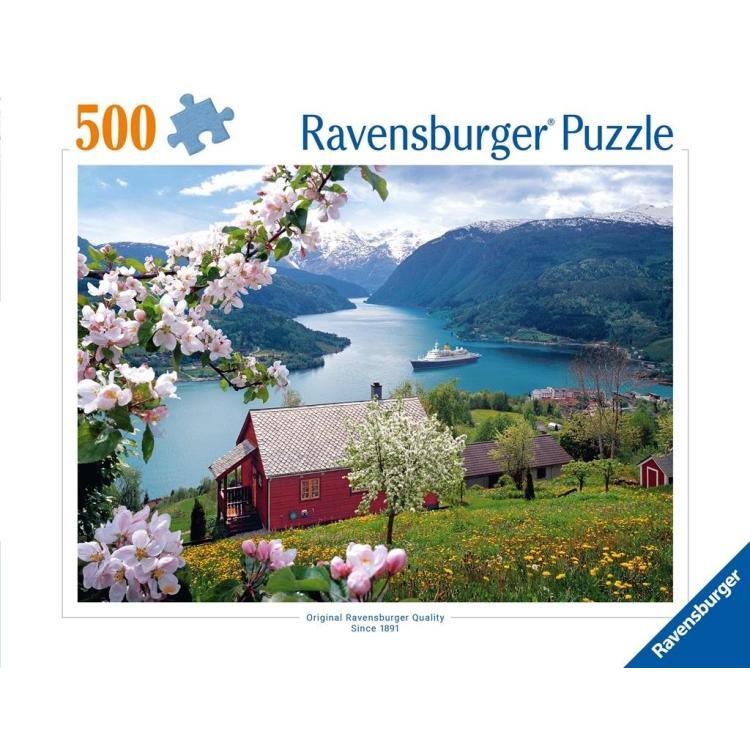 Puzzle 2D 500 Skandynawska idylla