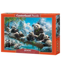 Puzzle 2000 Pandas' Winter Fun