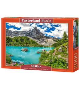 Puzzle 2000 Lake Sorapis, Alps, Italy CASTOR
