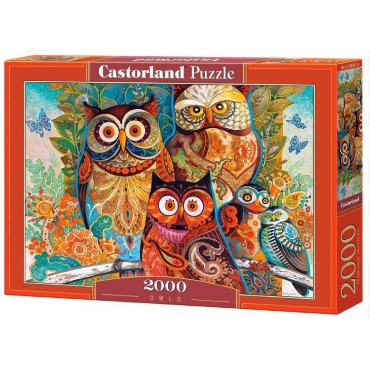 Puzzle 2000 Sowy CASTOR