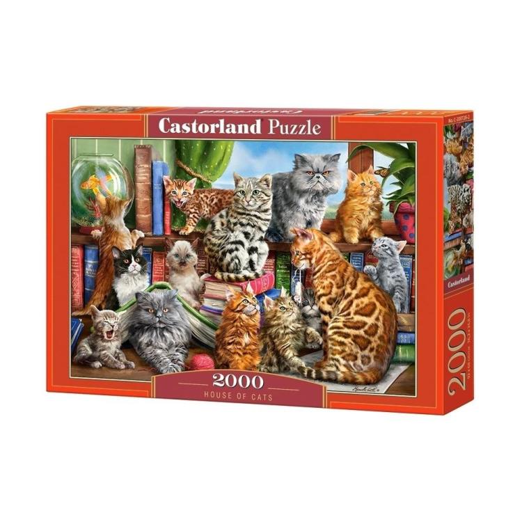 Puzzle 2000 House of Cats CASTOR