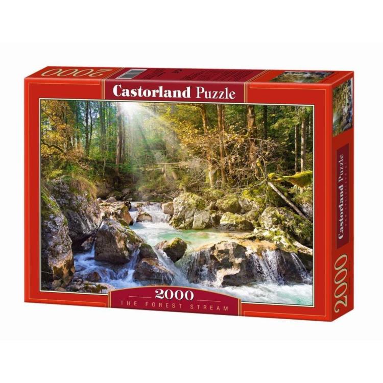 Puzzle 2000 Strumyk w lesie CASTOR