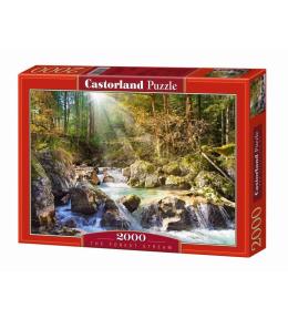 Puzzle 2000 Strumyk w lesie CASTOR