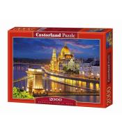 Puzzle 2000 Budapeszt o zmierzchu CASTOR