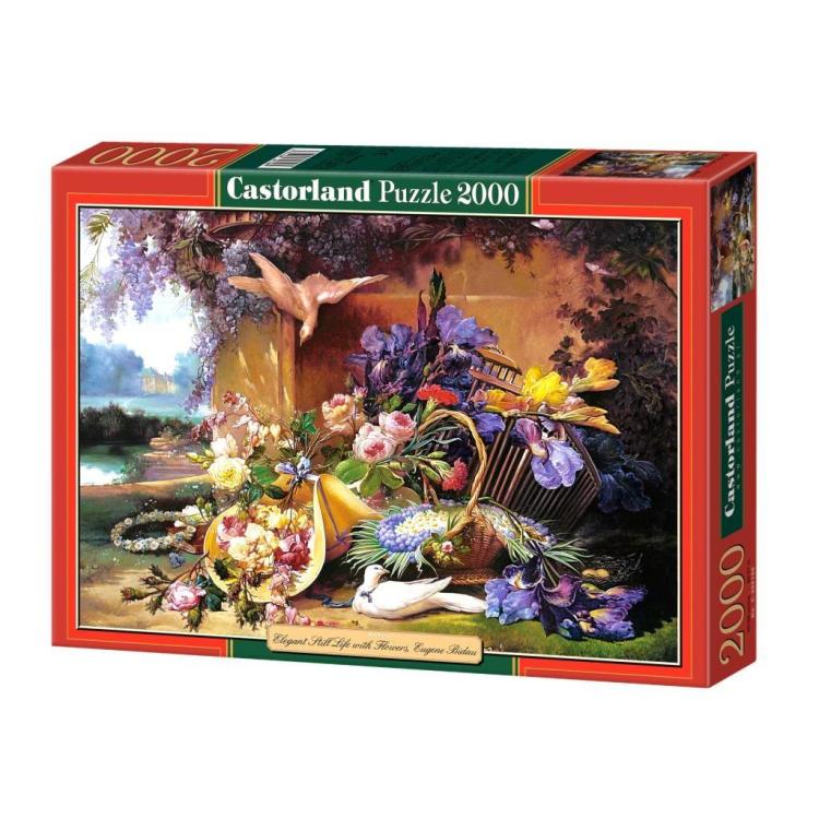 Puzzle 2000 Kwiaty CASTOR