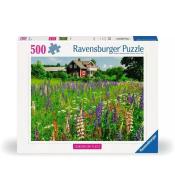 Puzzle 500 Łąka w Szwecji
