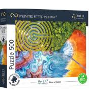 Puzzle 500 Aerial Mindblow: Maze of Colors TREFL