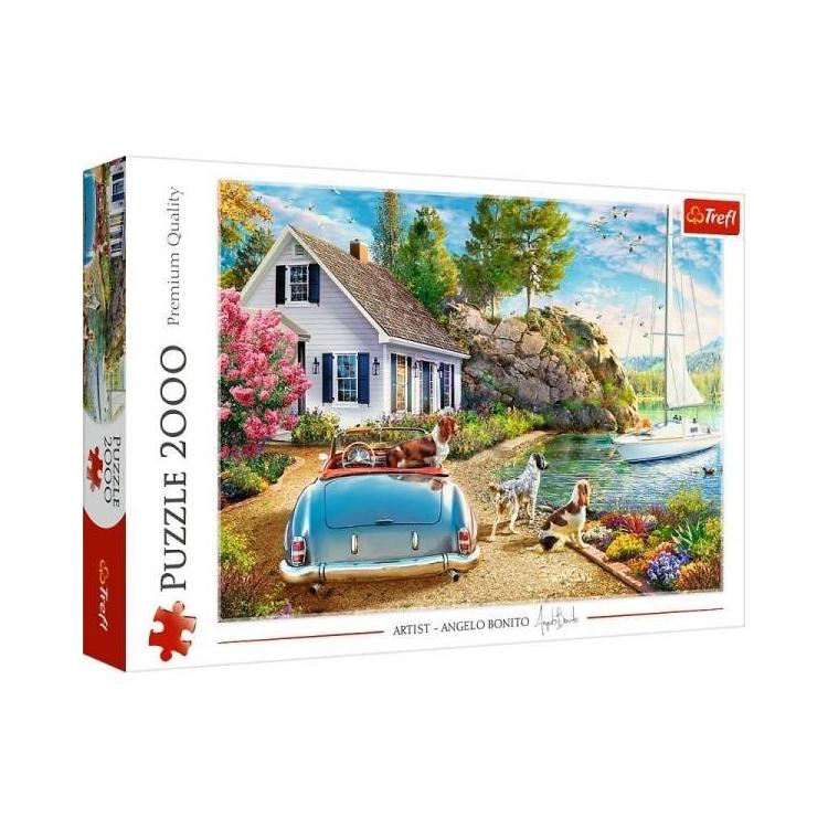 Puzzle 2000 Wakacyjna przystań TREFL