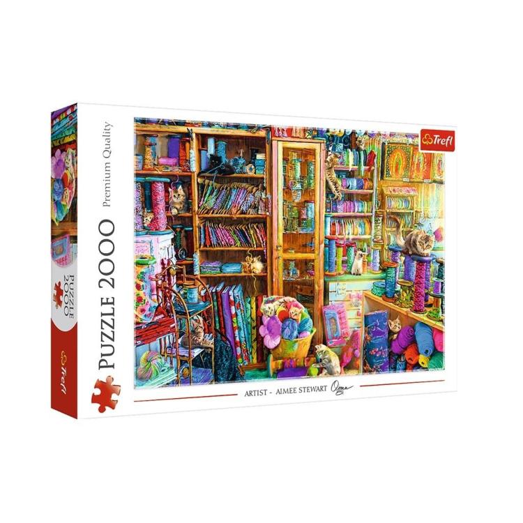 Puzzle 2000 Koci raj