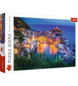Puzzle 2000 Vernazza o zmroku TREFL