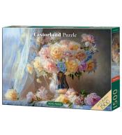 Puzzle 1500 Pastel Peonies CASTOR