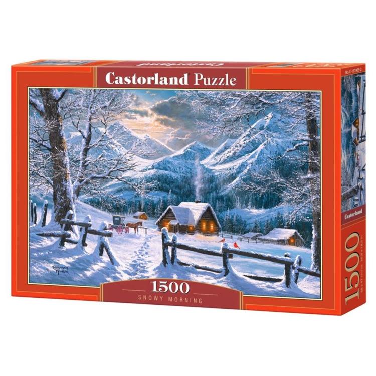 Puzzle 1500 Snowy Morning CASTOR