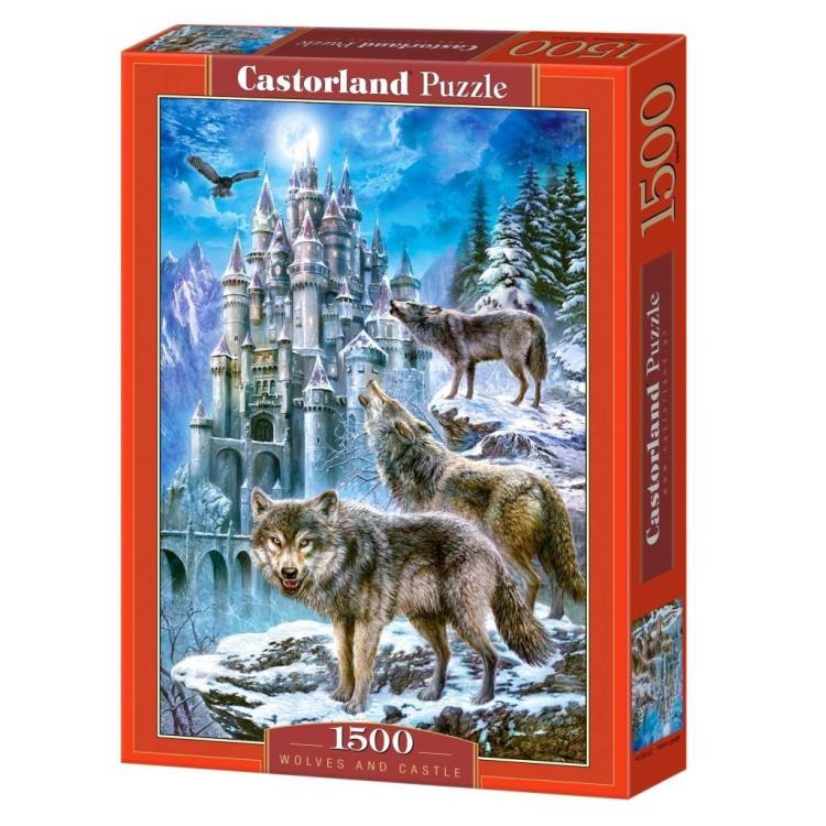 Puzzle 1500 Wilki i zamek CASTOR