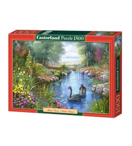 Puzzle 1500 Czarne łabędzie CASTOR