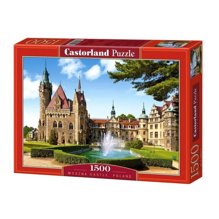 Puzzle 1500 Zamek Moszna - Polska CASTOR