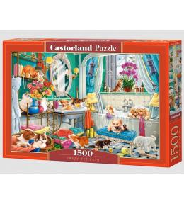 Puzzle 1500 Crazy Pet Bath CASTOR