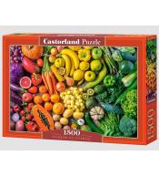 Puzzle 1500 Rainbow of Vitamins CASTOR