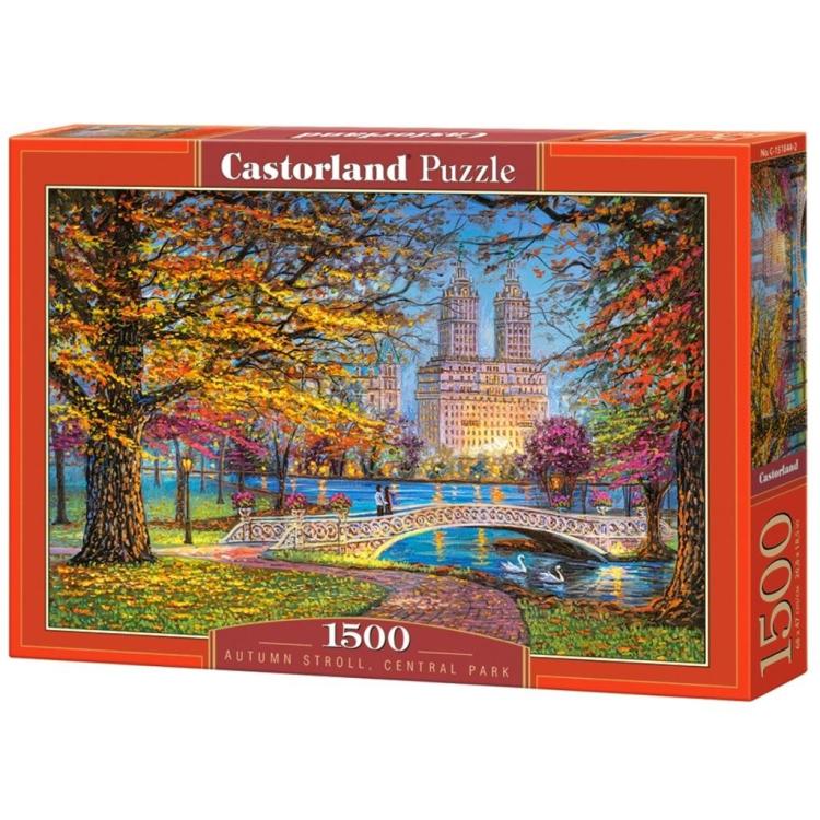 Puzzle 1500 Autumn Stroll Centtral Park CASTOR