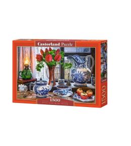 Puzzle 1500 Still Life with Tulips CASTOR