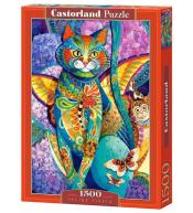Puzzle 1500 Kocia fiesta CASTOR